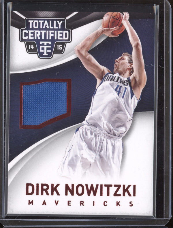 Dirk Nowitzki 2014-15 Panini Totally Certified 31 Red Jersey 67/249