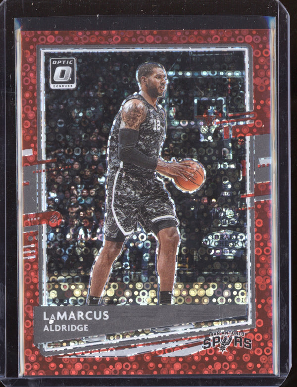 LaMarcus Aldridge 2020-21 Panini Optic Fast Break Red Holo