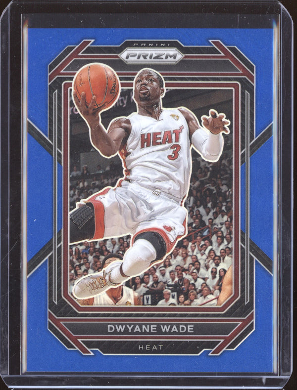 Dwyane Wade 2022-23 Panini Prizm 294 Blue 46/199