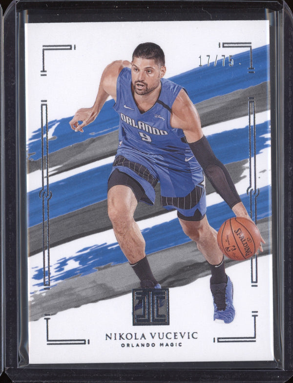 Nikola Vucevic 2020/21 Panini Impeccable Silver 17/75