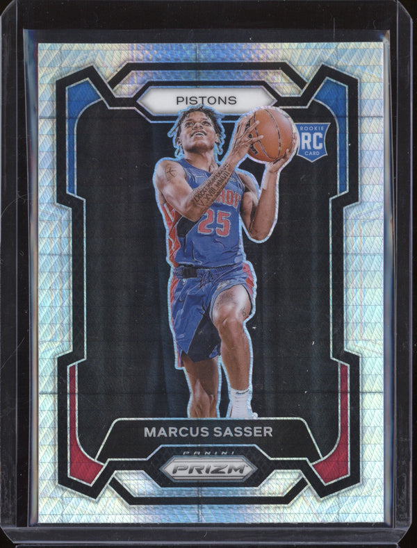 Marcus Sasser 2023-24 Panini Prizm 174 Hyper RC