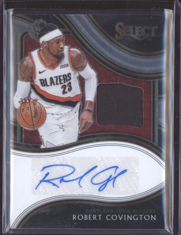 Robert Covington 2020-21 Panini Select AM-RCV Autographed Memorabilia 136/249