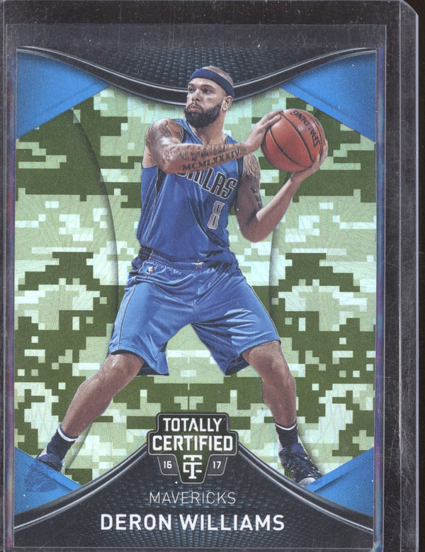 Deron Williams 2016-17 Panini Totally Certified  75 Camo 01/25