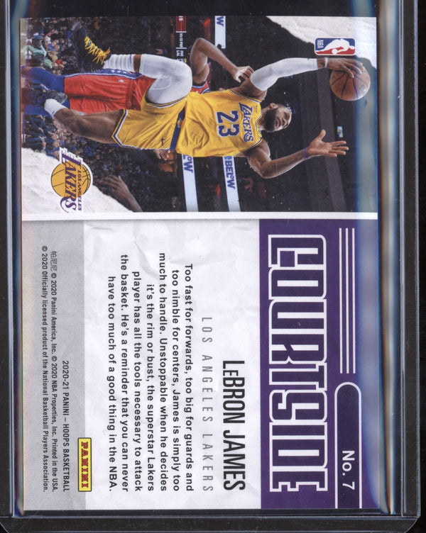 LeBron James 2020/21 Panini Hoops Courtside Artist Proof 15/25