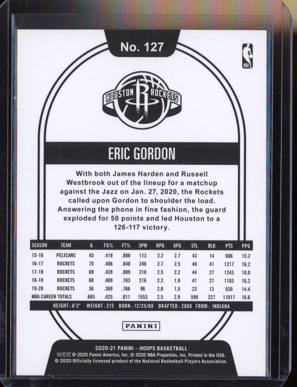 Eric Gordon 2020-21 Panini Hoops Artist Proof 22/25