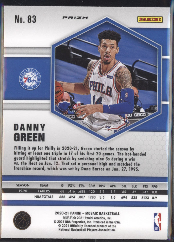 Danny Green 2020/21 Panini Mosaic Silver