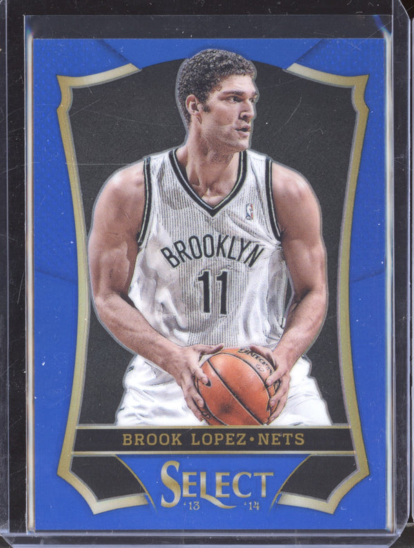 Brook Lopez 2013-14 Panini Select 17 Blue 04/49