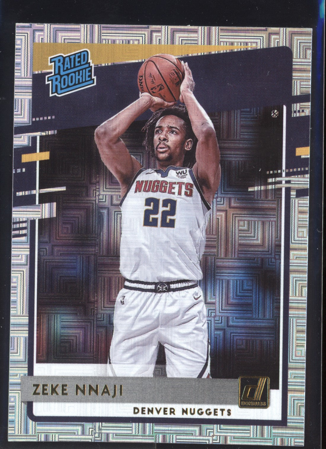 Zeke Nnaji 2020/21 Panini Donruss Choice RC