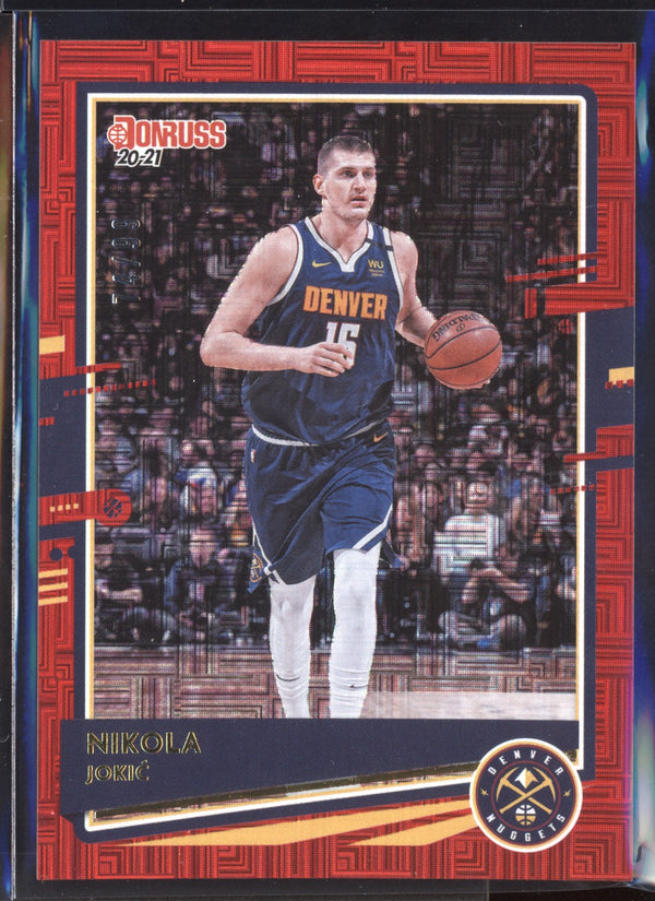 Nikola Jokic 2020/21 Panini Donruss Choice Red  74/99