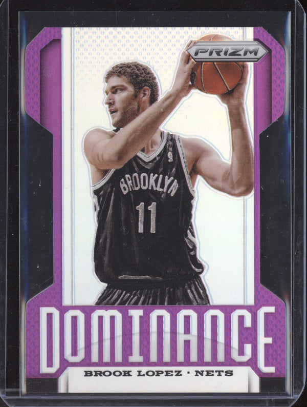 Brook Lopez 2013-14 Panini Prizm 22 Purple Die Cut 31/49