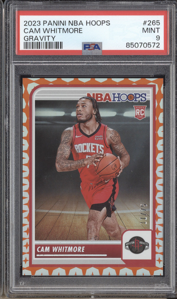 Cam Whitmore 2023-24 Panini Hoops 265 RC 11/75 PSA 9