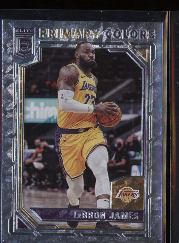 LeBron James 2021-22 Panini Donruss Elite Primary Colors