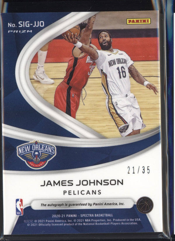 James Johnson 2020/21 Panini Spectra Signatures Astral 21/35