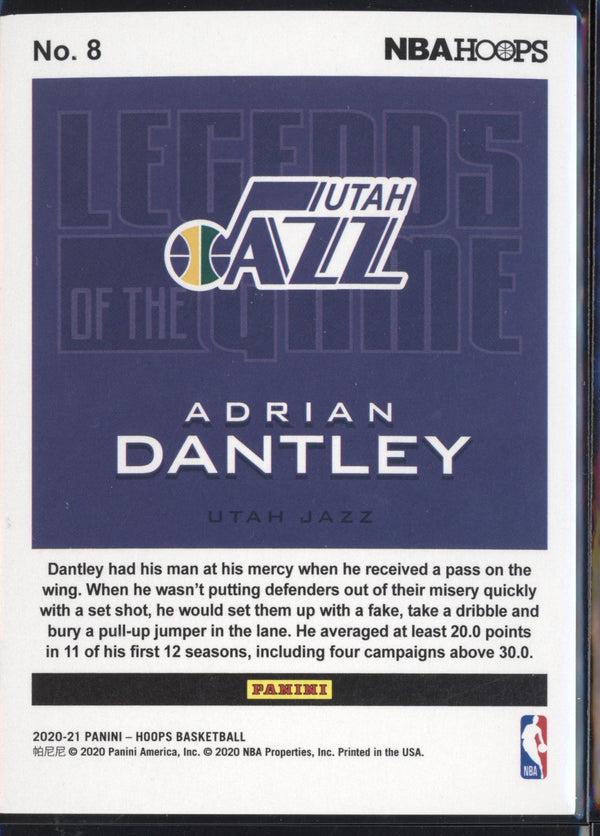Adrian Dantley 2020/21 Panini Hoops Legends of the Game 500/699