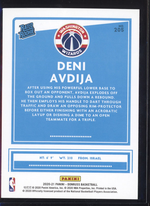 Deni Avdija 2020/21 Panini Donruss Choice RC