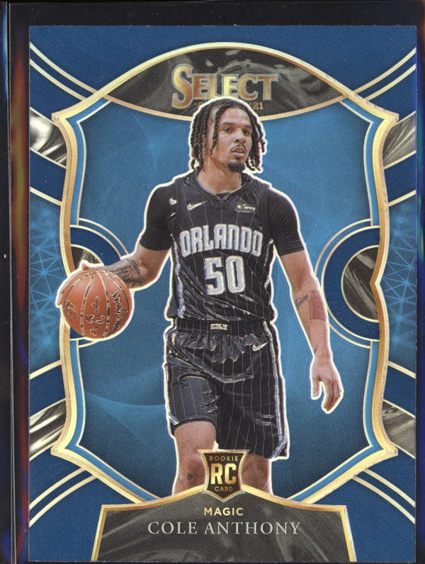 Cole Anthony 2020-21 Panini Select 75 Concourse Blue Retail RC