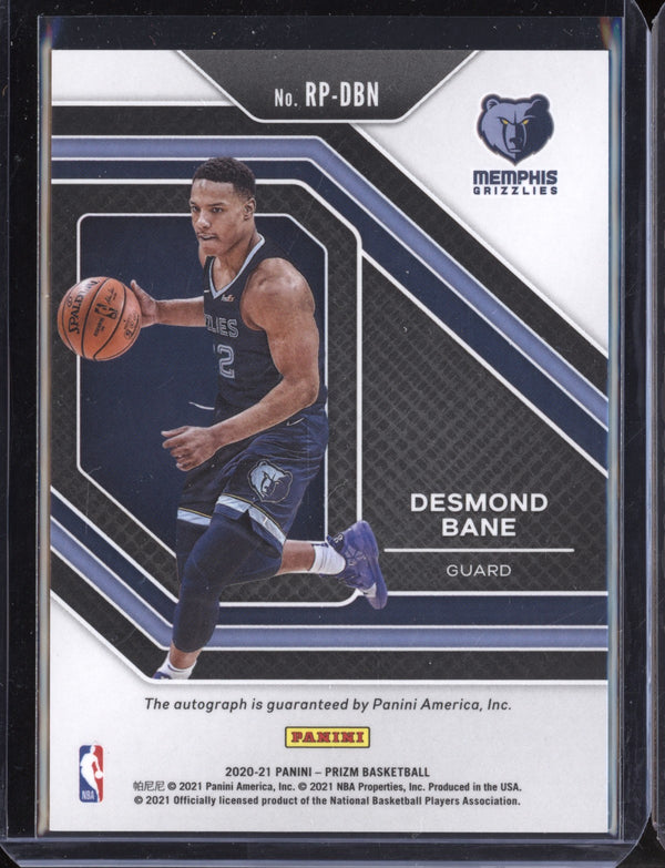 Desmond Bane 2020-21 Panini Prizm Rookie Penmanship RC