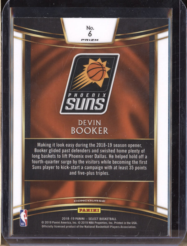 Devin Booker 2018-19 Panini Select  6 Tri Colour