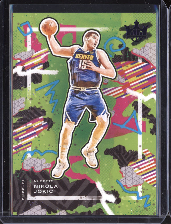 Nikola Jokic 2020-21 Panini Court Kings Violet 40/49