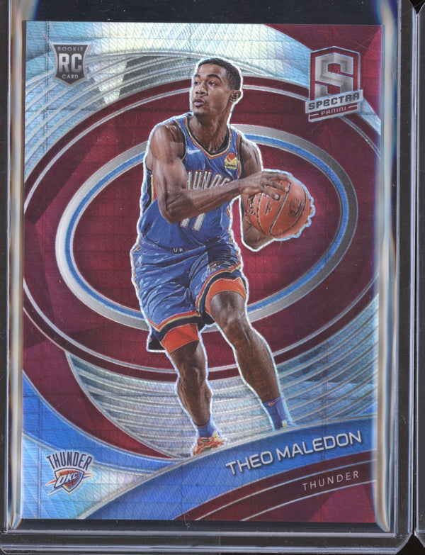 Theo Maledon 2020/21 Panini Spectra Red Tmall RC