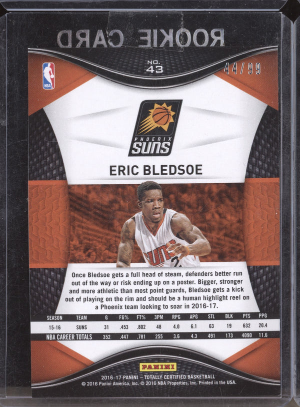 Eric Bledsoe 2016-17 Panini Totally Certified  43 Blue 44/99