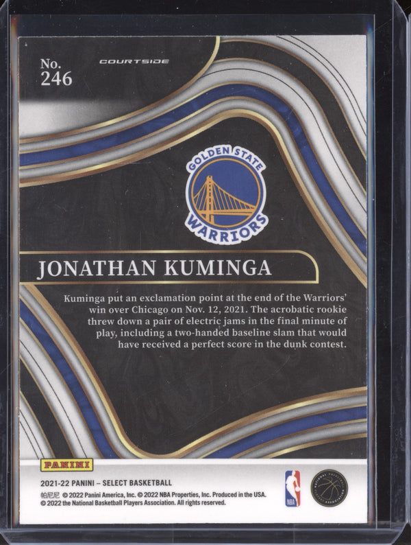 Jonathan Kuminga 2021-22 Panini Select 246 Courtside RC