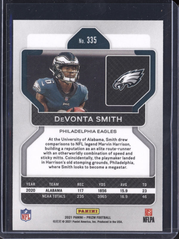 DeVonta Smith 2021 Panini Prizm RC