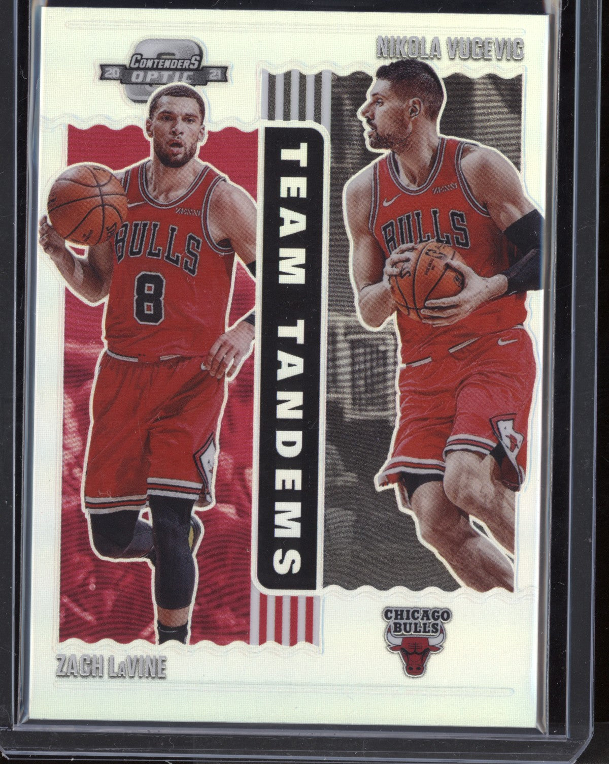 Zach LaVine Nikola Vucevic 2020-21 Panini Contenders Optic Team Tandems