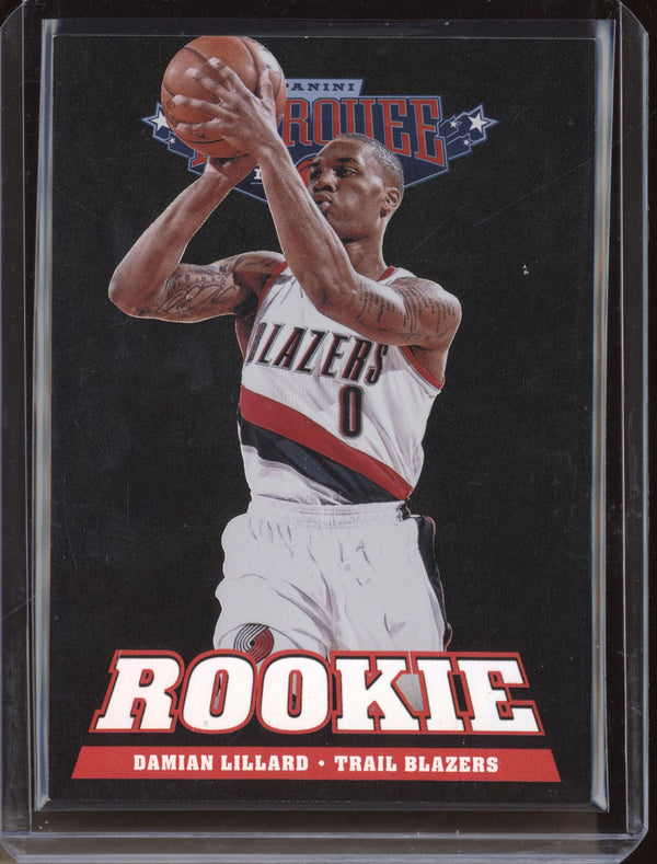 Damian Lillard 2012-13 Panini Marquee 231 Black Holoboard RC