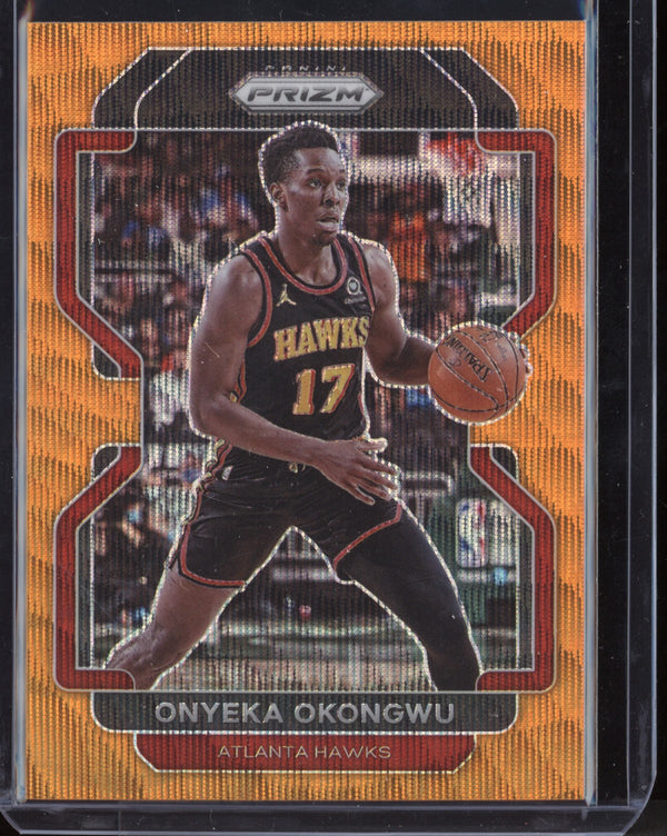 Onyeka Okongwu 2021-22 Panini Prizm Orange Wave 41/60