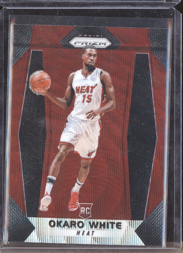 Okaro White 2017-18 Panini Prizm 52 Ruby Wave RC