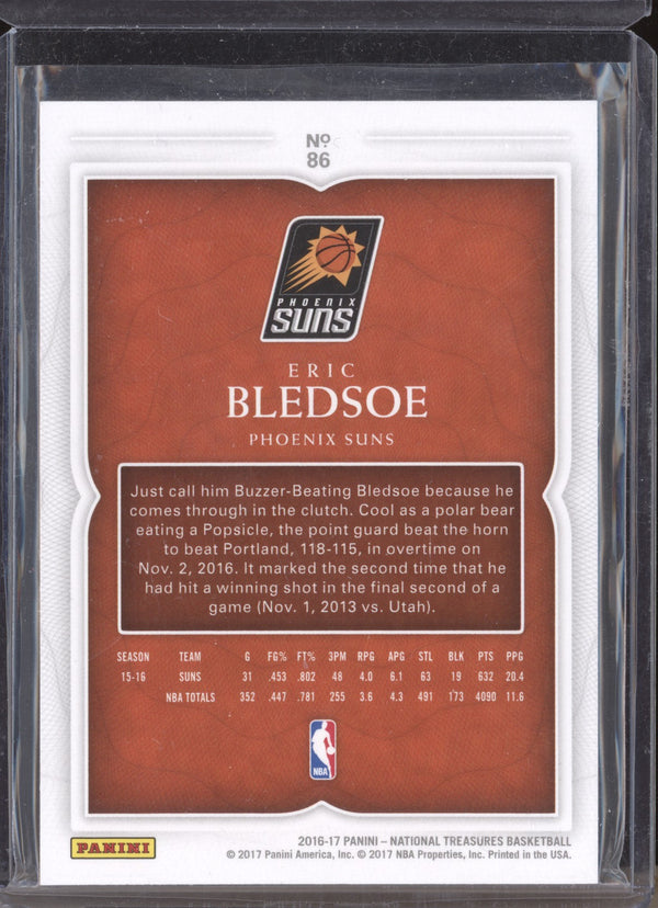 Eric Bledsoe 2016-17 Panini National Treasures 86 21/99