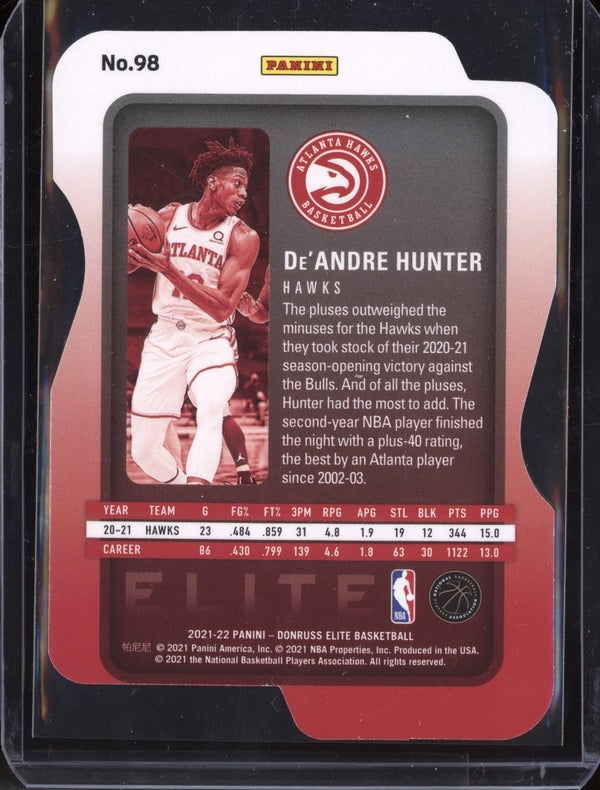 De'Andre Hunter 2021/22 Panini Elite Aspirations RC 57/88