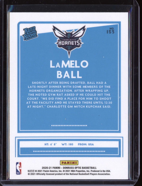 LaMelo Ball 2020-21 Panini Optic Base RC