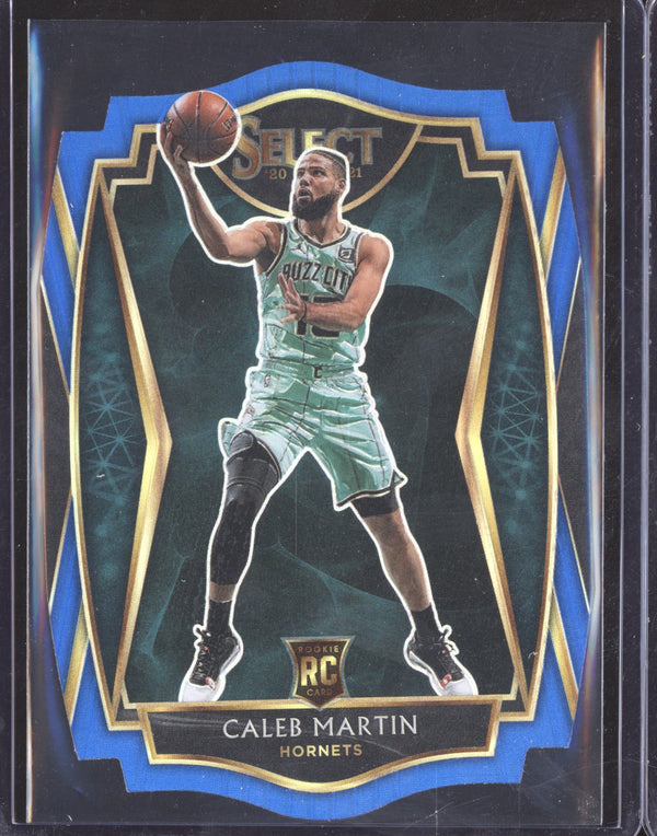 Caleb Martin 2020-21 Panini Select 173 Premier Level Blue Die Cut RC 75/249