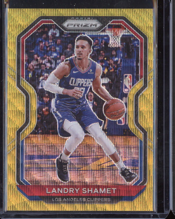 Landry Shamet 2020-21 Panini Prizm Gold Wave