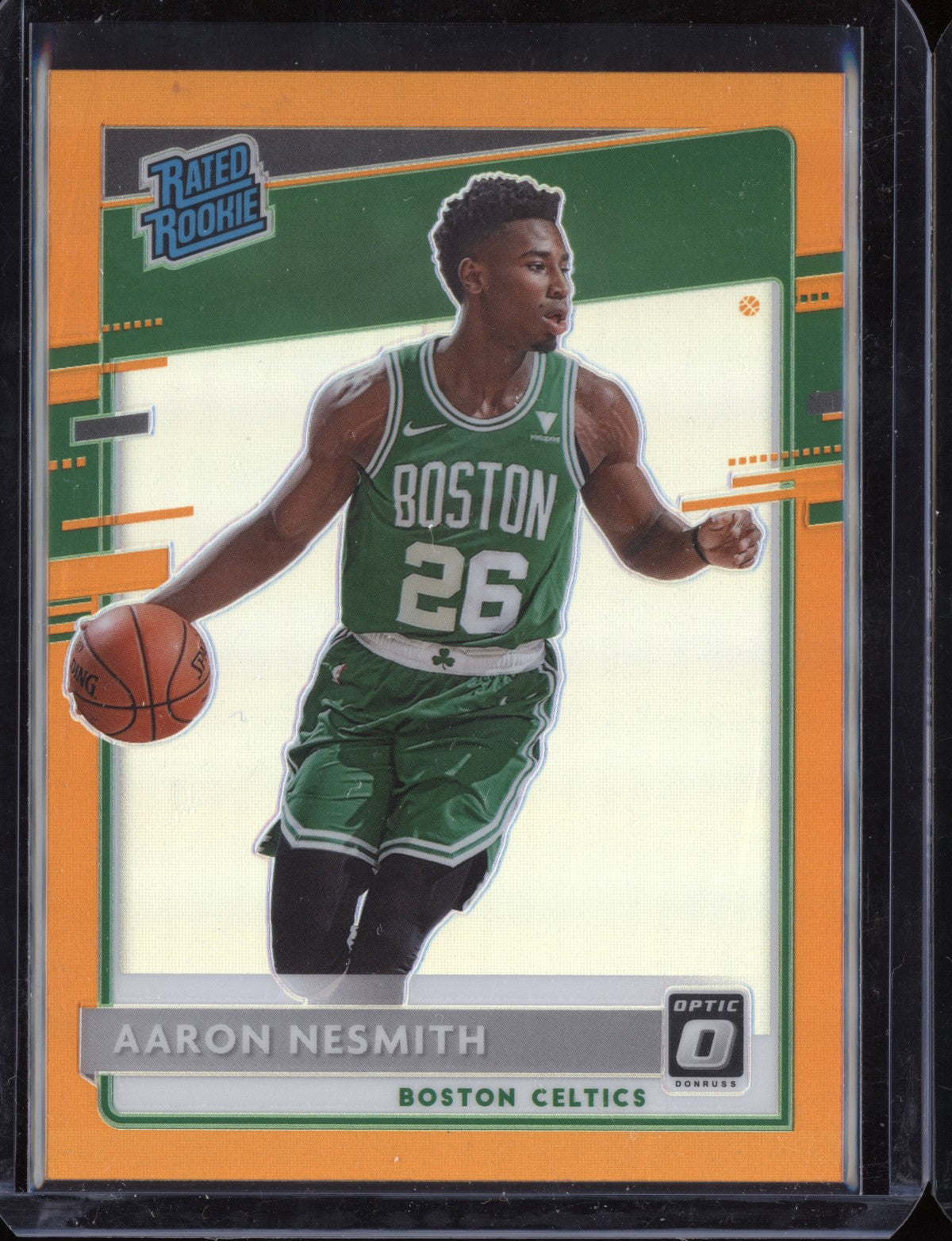 Aaron Nesmith 2020-21 Panini Donruss Optic Orange RC 105/199