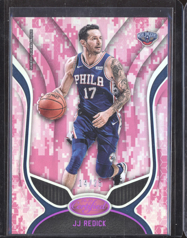 JJ Redick 2019-20 Panini Certified 131 Pink Camo 14/25