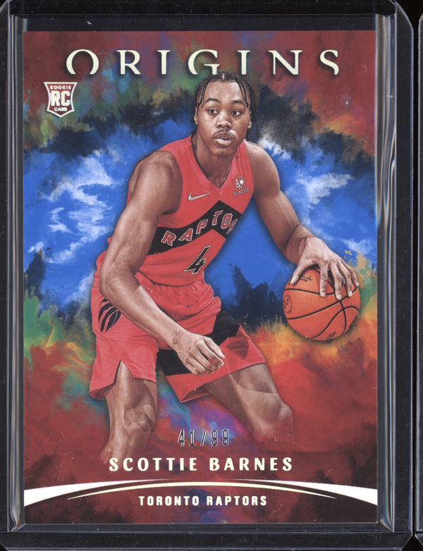 Scottie Barnes 2021/22 Panini Origins Blue RC 41/99