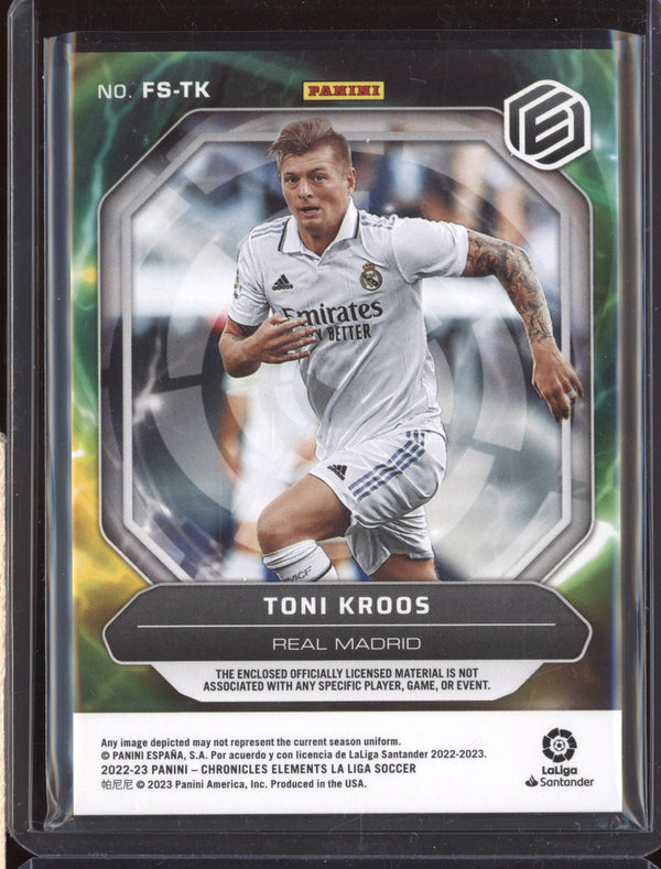 Toni Kroos 2022-23 Panini Chronicles Soccer Fusion Swatches Silver Jersey 89/99