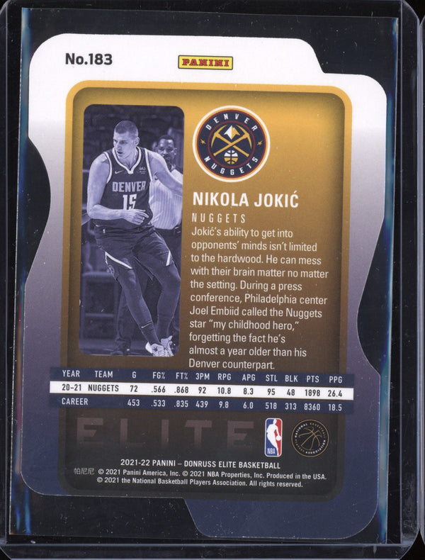 Nikola Jokic 2021/22 Panini Elite Aspirations 83/85