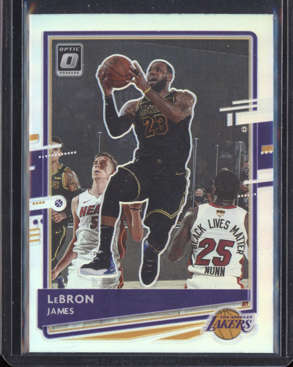 LeBron James 2020/21 Panini Optic Holo