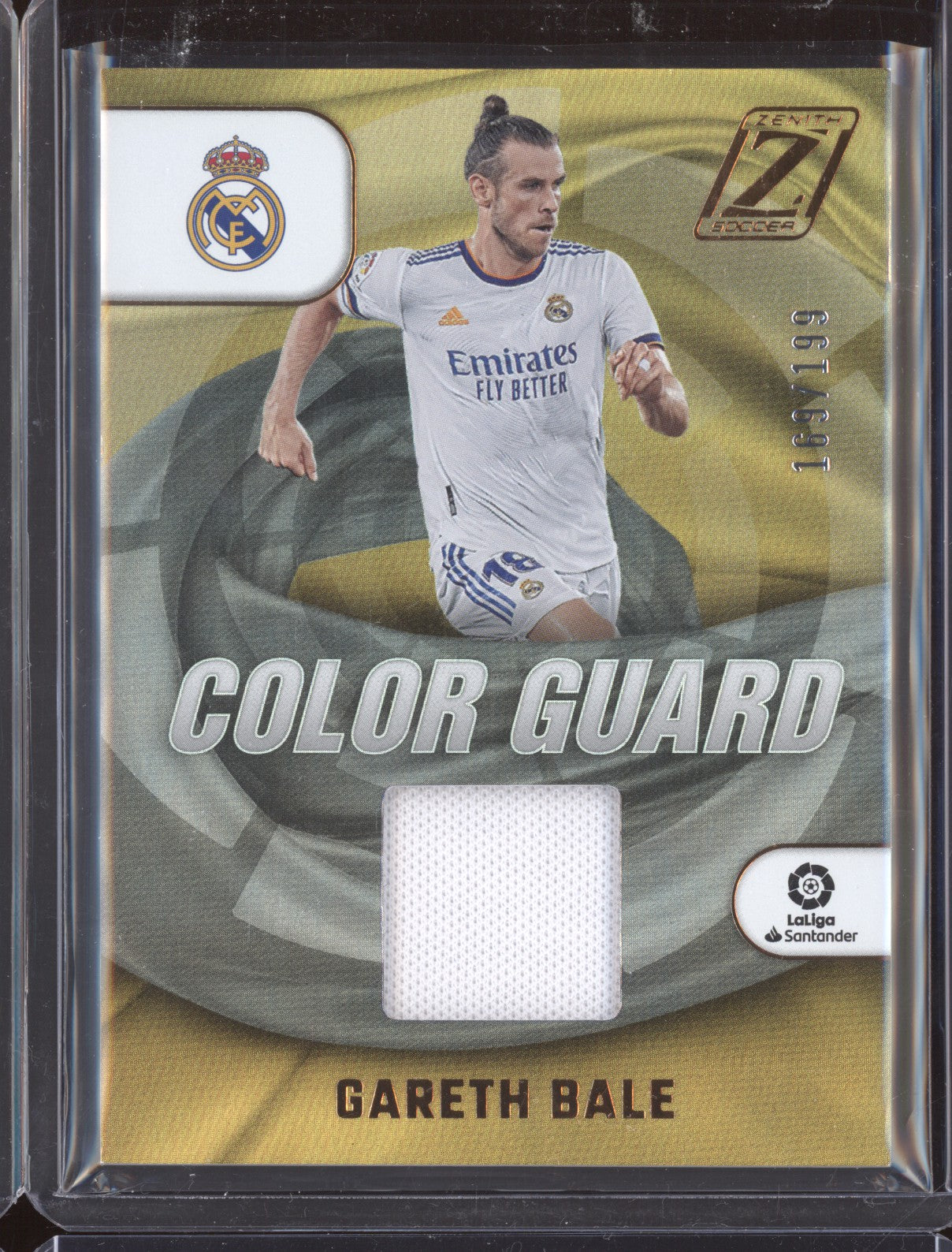 Gareth Bale 2022-23 Panini Chronicles Soccer Zenith Color Guard