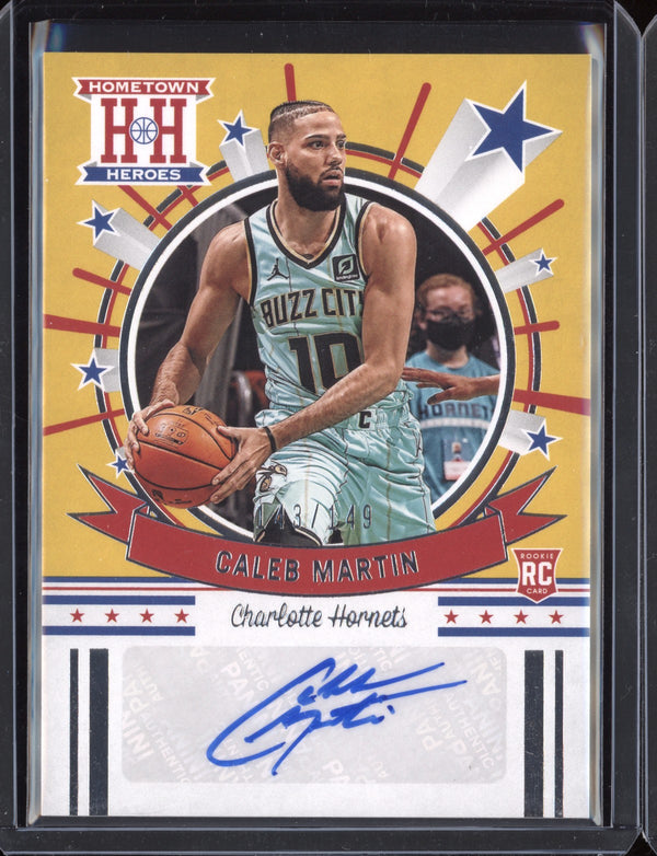 Caleb Martin 2020-21 Panini Chronicles Hometown Heroes Rookie Auto RC 143/149