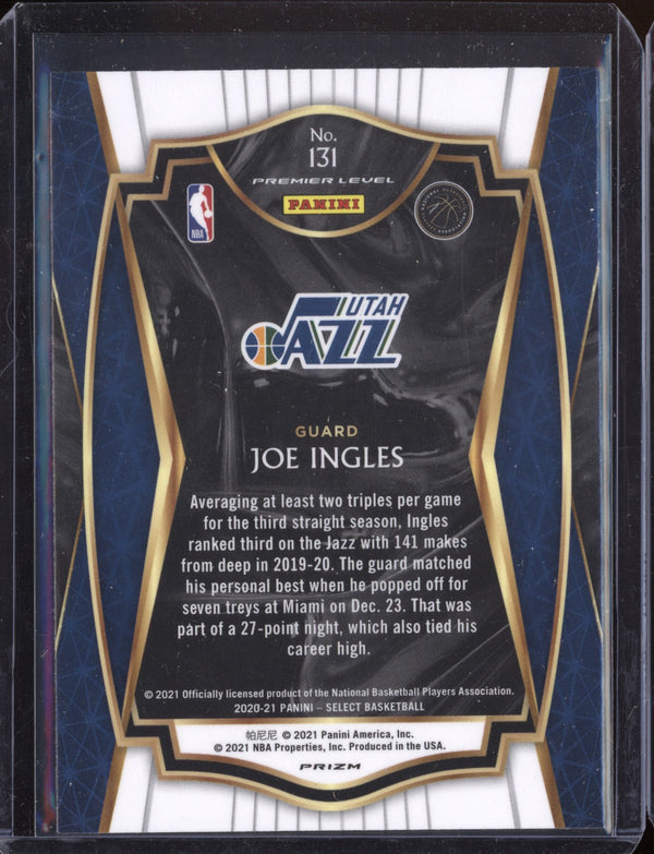 Joe Ingles 2020-21 Panini Select Premier Level Silver