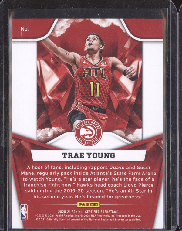 Trae Young 2020-21 Panini Certified 1 The Mighty