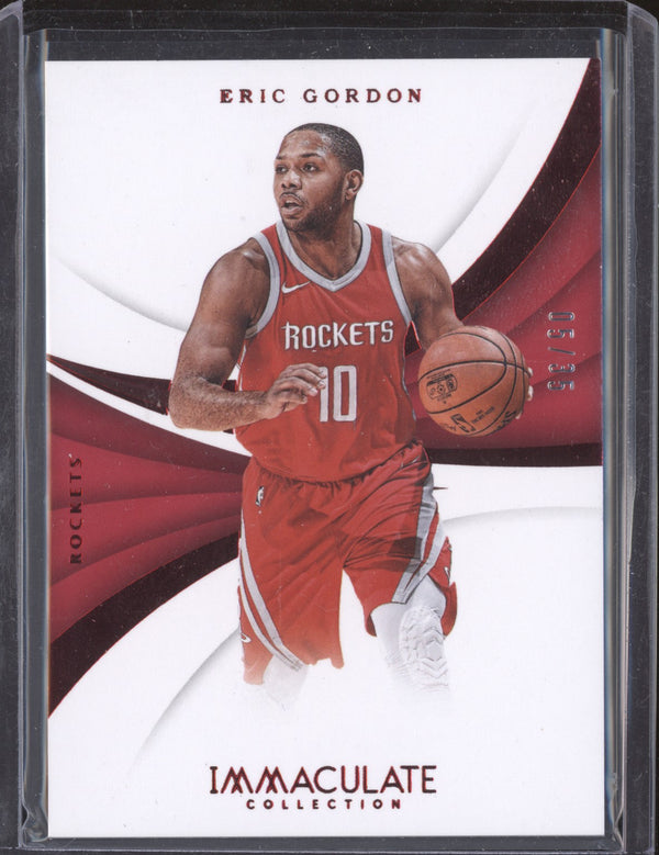 Eric Gordon 2017-18 Panini Immaculate 75 Red 5/35