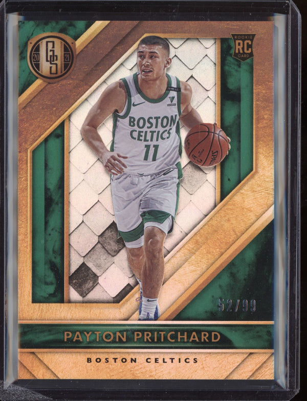 Payton Pritchard 2020/21 Panini Chronicles Gold Standard RC 52/99