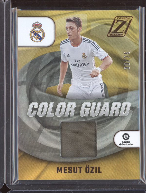 Mesut Ozil 2022-23 Panini Chronicles Soccer Zenith Color Guard Jersey 39/75