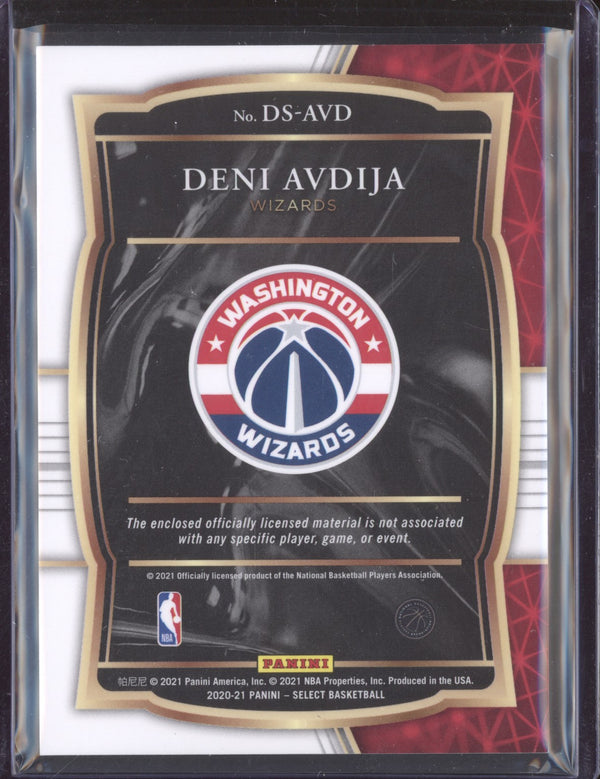 Deni Avdija 2020-21 Panini Select DS-AVD Draft Selections Memorabilia